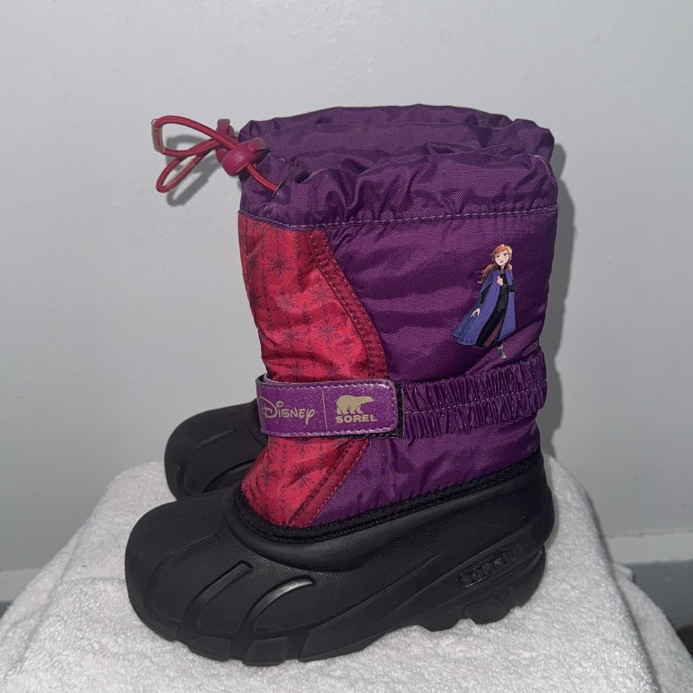 Sorel Flurry Disney X Frozen 2 Princess Anna Little Girl Size 12 - Picture 3 of 6
